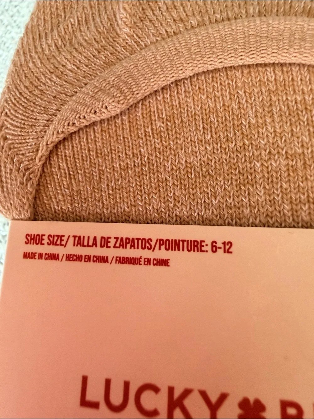 Lucky Brand Nude/Taupe Sneaker Liner Socks - Pack of 6